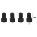 4x Presta to US Bike Tire Valve Adaptor Converter Aluminum Adapter (Black) Newly