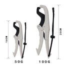 9 inch Fish Lip Controller Grip Holder Clamp Fishing Gripper Tools (White)