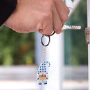10/21pcs Diamond Keyring Set DIY Handmade Christmas Gnome Mosaic Bag Accessories