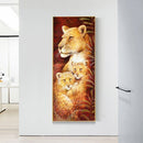 Animal 5D DIY Full Round Diamond Painting Mosaic Picture Home Decoration 30x65cm