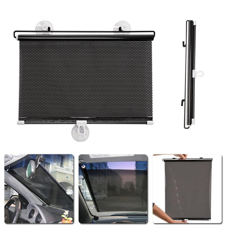 Car 40cm x 60cm Auto Retractable Side Window Car Sun Shade Curtain