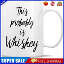 DIY Customized Ceramic Cup Whisky Print Coffee Breakfast Milk Tea Drinkware