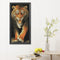 Tiger Cross Stitch 11CT Stamped Animal Pattern Handmade Embroidery Sets Decor