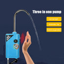 3 in 1 Fishing Oxygenation Air Pump Portable Charging Sensing Pump (Blue) Newly