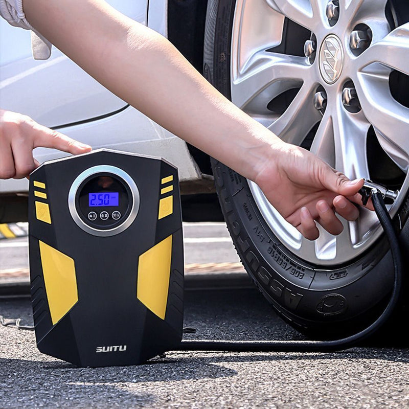 Detection 12V Lnflator Air Pump Auto Parts Digital Tire Lnflator Air Compressor