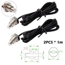 2x NTC 10K Thermistor Temperature Sensor Thread Probe Cable 1m Newly
