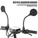Bicycle Rear View Mirror MTB Road Bike Handlebar Rearview Convex Mirror Black