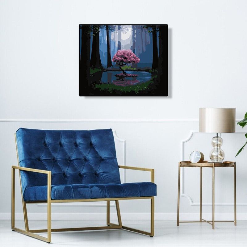 Oil Painting By Numbers Acrylic Paints Drawing Wall Art for Home Office Gift