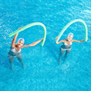 Swimming Pool Noodle Foam Hollow Water Float Aids Woggle Noodles (Green)