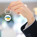 Ukraine Keychain Trinkets Ukrainian Charm Key Rings Bag Car Pendant (13) Newly