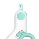 Pet Nail Clipper LED Light Dogs Cats Nail Toe Claw Cutter Scissors (Blue) Newly