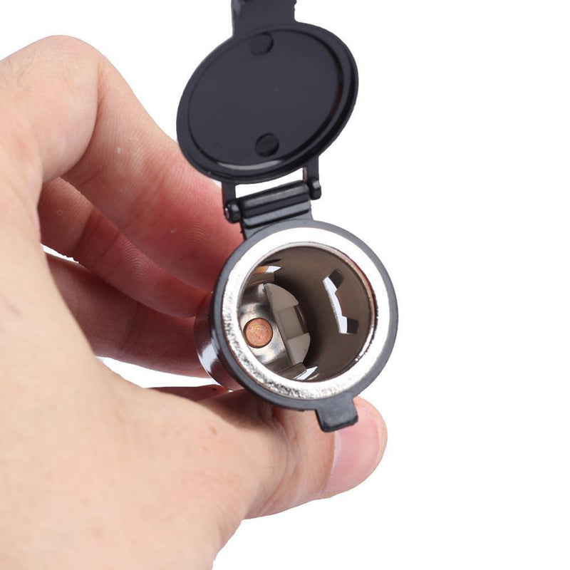 Car 10A Cigarette Lighter Female Socket Power Plug with Waterproof Cover Newly