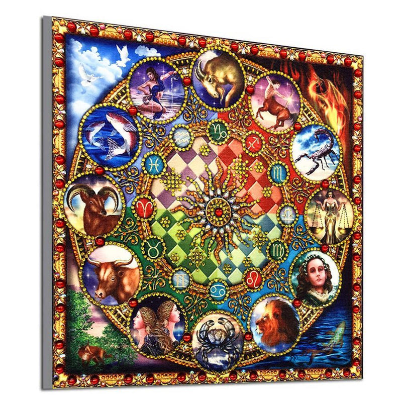 5D DIY Special-shaped Diamond Painting Constellation Cross Stitch Embroidery Kit
