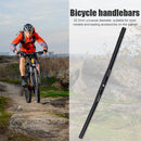 25.4x540mm MTB Bike Aluminum Alloy Handlebar Riser Bar Ultra Light (Black) Newly