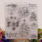 1989 candy silicone stamp, sheer, for Scrapbooking, photo album Style 2