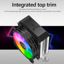 CR1200E CPU Cooler 2 Heat Pipe Tower RGB 3Pin Cooling Fans Heatsink Light Fan