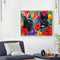 Black Cat in Flowers Oil Paint By Numbers Kit DIY Acrylic Painting Picture