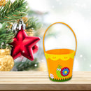 Easter Basket Portable Non-woven Storage Bucket Home Party Ornaments Decorati