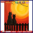 DIY Canvas Paint By Numbers Set Oil Hand Painted Scenery Drawing Kit Home Cra