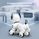 Electronic Dancing Smart Remote Control Robotic Patrol Dog Pets Toys White