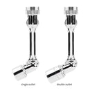 Kitchen Bathroom Extend Faucet Universal Sink Basin Tap Nozzle (Double)
