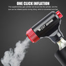 WEST BIKING CO2 Bike Tire Inflator Head for Presta Schrader Valve (Red) Newly