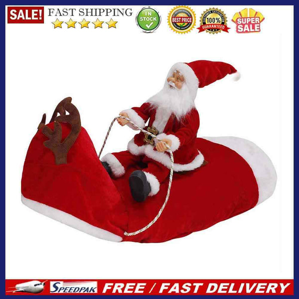 Pet Dog Jumpsuits Clothing for Dogs Christmas Santa Riding Deer Coat Jackets