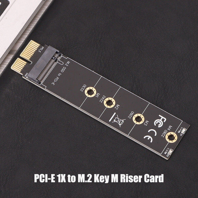 PCIE to M2 Adapter NVMe SSD M2 PCIE X1 Hard Drive Reader PCI-E M Key Connectors