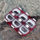 Magnetic Fishing Hook Storage Tackle Box Fishhook Accessories Tools Case Newly