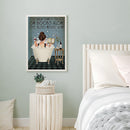 DIY Cotton Thread Stamped Bathing Girl Cross Stitch Full Embroidery Artwork