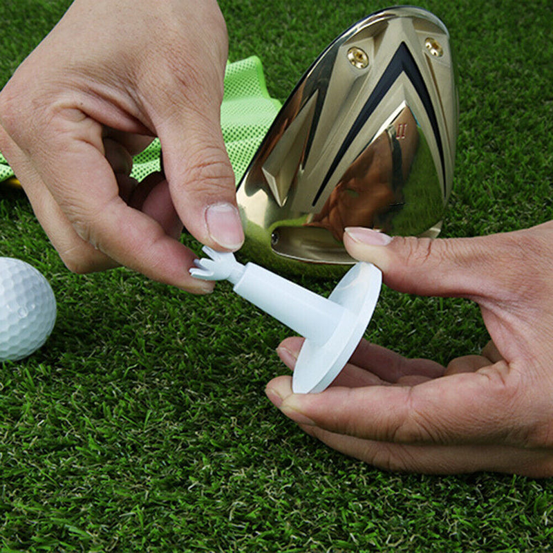 2pcs Adjustable Golf Ball Tee Holder Telescopic Golf Training Practice Tool