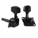 3L3R Chrome Semiclosed Tuning Pegs Machine Heads for Acoustic Guitar Black Newly