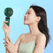 #A Portable Handheld Hanging Neck Fan Multifunctional LED Display Air Cooling Fa