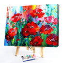 DIY Handmade Digital Picture Flowers Frameless Oil Painting By Number Handicraft