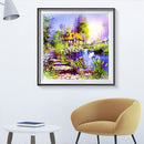Full Square Drill Mosaic Poster 5D DIY Diamond Painting Rural House Kit