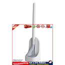 Toilet Brush Wall Mounted & Base 360 Silicone Deep Cleaning Brush (White) Newly