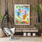 Swing Rabbits Oil Paint By Numbers Kits Canvas Picture Wall Art DIY Craft