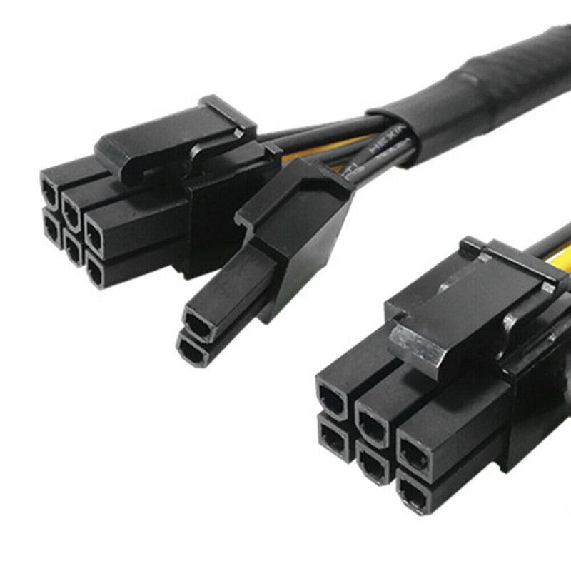 Graphics Card 8Pin to Dual 8Pin (6+2) GPU Power Cable for BTC Mining Motherboard