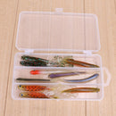 3 Compartments PP Fishing Bait Box Single Layer Fishing Hook Storage Case