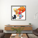 5D Diamond Painting Halloween pumpkin Full Round Drill Rhinestone Kit
