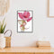 2 Strands Mouse with Flowers Partial Embroidery Stamped Cross Stitch Home Decor
