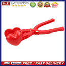 Love Shaped Snowball Maker Clip Children Winter Plastic Snow Sand Mold Tool