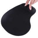 Silicone Wrist Rest Support Mouse Pad PU Anti-slip Hand Pillow(Black)