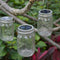LED Solar Fairy Mason Jar Light Party Wedding Garden Decor Lamp (Handle) Newly