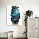 5D DIY Moon Eagle Full Square Diamond Painting Mosaic Drawing Home Decorati