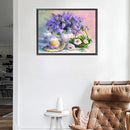 5D DIY Diamond Painting Kits Flower Full Round Drill Rhinestone Wall Art Craf