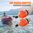 2x Rowing Boat Air Valve Kayak Surfing Paddle Board Pump Adapter (Orange) Newly