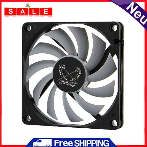 KH12H-P 8cm 4-Pin 3000RPM Speed Temperature Control PWM Computer Case Fan