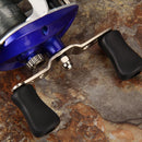 Right Hand Baitcasting Reel Speed Ratio 3.3:1 High Strength ABS Kun