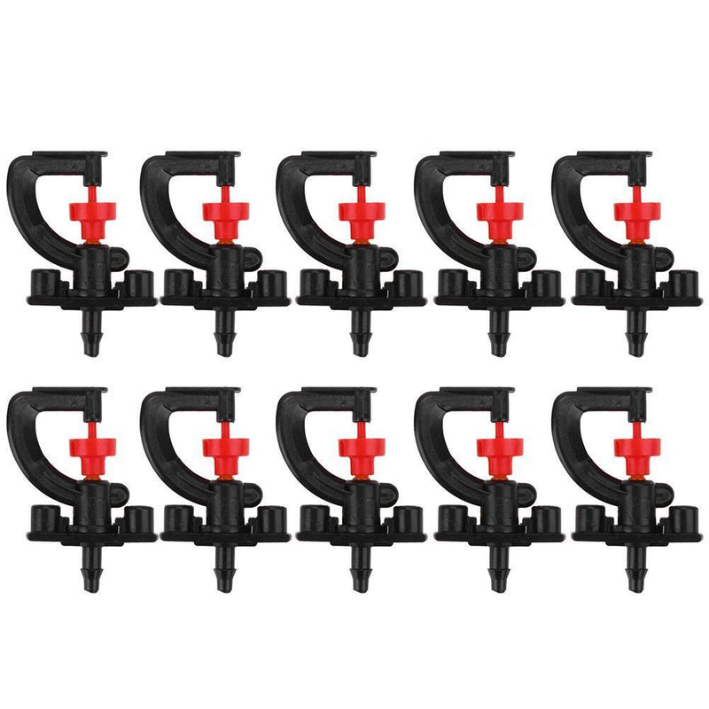 5x10pcs 360°Rotary G Type Micro Nozzle Sprinkler Plant Irrigation Atomizing